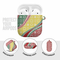 Hawaiian Quilt Pattern AirPods Case Special Color Mixed - Polynesian Pride