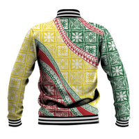 Hawaiian Quilt Pattern Baseball Jacket Special Color Mixed LT01 - Polynesian Pride