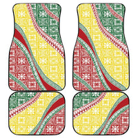 Hawaiian Quilt Pattern Car Mats Special Color Mixed - Polynesian Pride