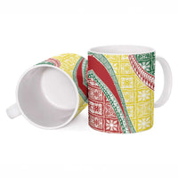 Hawaiian Quilt Pattern Ceramic Mug Special Color Mixed - Polynesian Pride