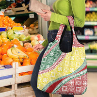 Hawaiian Quilt Pattern Grocery Bag Special Color Mixed LT01 - Polynesian Pride