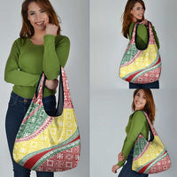Hawaiian Quilt Pattern Grocery Bag Special Color Mixed LT01 - Polynesian Pride