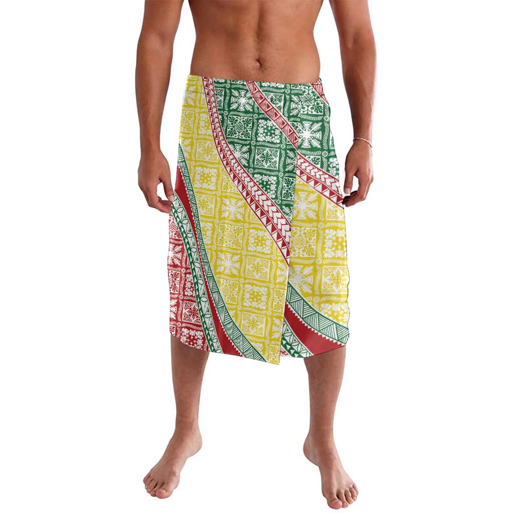 Hawaiian Quilt Pattern Lavalava Special Color Mixed - Polynesian Pride