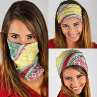 Hawaiian Quilt Pattern Neck Gaiter Special Color Mixed - Polynesian Pride