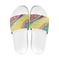 Hawaiian Quilt Pattern Slide Sandals Special Color Mixed LT01 Multicolor - Polynesian Pride