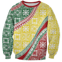 Hawaiian Quilt Pattern Sweatshirt Special Color Mixed LT01 Unisex Multicolor - Polynesian Pride