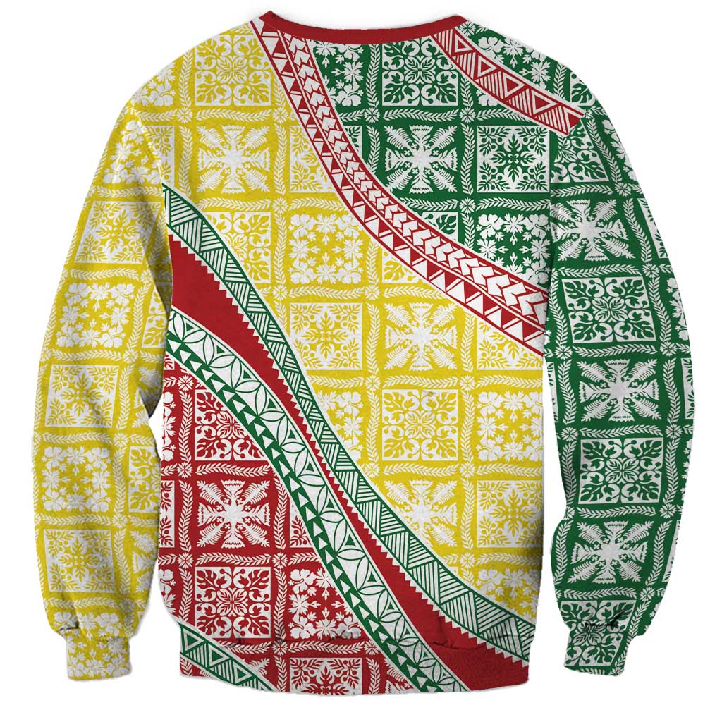 Hawaiian Quilt Pattern Sweatshirt Special Color Mixed LT01 - Polynesian Pride
