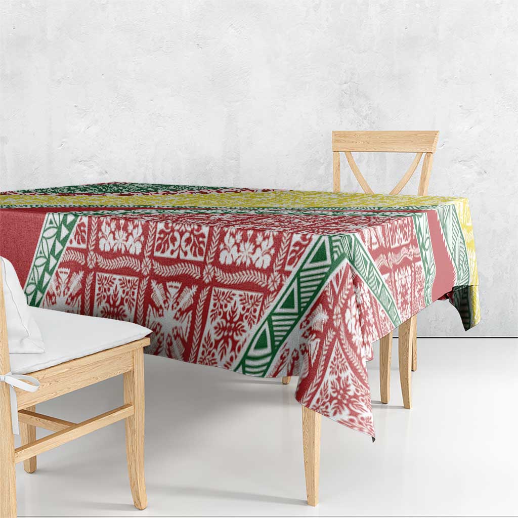 Hawaiian Quilt Pattern Tablecloth Special Color Mixed LT01 - Polynesian Pride
