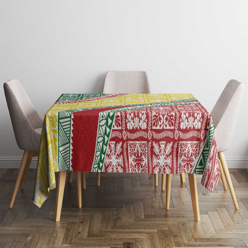 Hawaiian Quilt Pattern Tablecloth Special Color Mixed LT01 - Polynesian Pride
