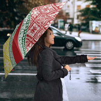 Hawaiian Quilt Pattern Umbrella Special Color Mixed - Polynesian Pride