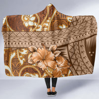 Fiji Masi Hooded Blanket Bula Fijian Masi Tapa Vintage Style LT01 - Polynesian Pride