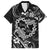 Polynesian Turtle Valentine Family Matching Off Shoulder Short Dress and Hawaiian Shirt You And Me Hibiscus Heart LT01 Dad's Shirt - Short Sleeve Black - Polynesian Pride