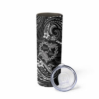 Polynesian Turtle Valentine Skinny Tumbler You And Me Hibiscus Heart LT01 - Polynesian Pride