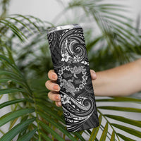 Polynesian Turtle Valentine Skinny Tumbler You And Me Hibiscus Heart LT01 - Polynesian Pride