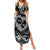 Polynesian Turtle Valentine Summer Maxi Dress You And Me Hibiscus Heart LT01 Women Black - Polynesian Pride