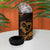 Polynesian Turtle Valentine 4 in 1 Can Cooler Tumbler You And Me Gold Hibiscus Heart