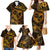 Polynesian Turtle Valentine Family Matching Mermaid Dress and Hawaiian Shirt You And Me Gold Hibiscus Heart LT01 - Polynesian Pride