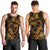 Polynesian Turtle Valentine Men Tank Top You And Me Gold Hibiscus Heart LT01 - Polynesian Pride