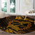 Polynesian Turtle Valentine Round Carpet You And Me Gold Hibiscus Heart LT01 - Polynesian Pride