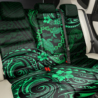 Polynesian Turtle Valentine Back Car Seat Cover You And Me Green Hibiscus Heart LT01 - Polynesian Pride