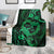 Polynesian Turtle Valentine Blanket You And Me Green Hibiscus Heart LT01 - Polynesian Pride