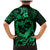 Polynesian Turtle Valentine Family Matching Mermaid Dress and Hawaiian Shirt You And Me Green Hibiscus Heart LT01 - Polynesian Pride