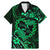 Polynesian Turtle Valentine Family Matching Mermaid Dress and Hawaiian Shirt You And Me Green Hibiscus Heart LT01 Dad's Shirt - Short Sleeve Green - Polynesian Pride