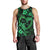 Polynesian Turtle Valentine Men Tank Top You And Me Green Hibiscus Heart LT01 - Polynesian Pride