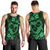 Polynesian Turtle Valentine Men Tank Top You And Me Green Hibiscus Heart LT01 - Polynesian Pride