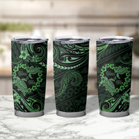 Polynesian Turtle Valentine Tumbler Cup You And Me Green Hibiscus Heart LT01 - Polynesian Pride