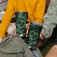 Polynesian Turtle Valentine Tumbler Cup You And Me Green Hibiscus Heart LT01 - Polynesian Pride