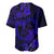 Polynesian Turtle Valentine Baseball Jersey You And Me Navy Blue Hibiscus Heart LT01 - Polynesian Pride