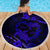 Polynesian Turtle Valentine Beach Blanket You And Me Navy Blue Hibiscus Heart LT01 - Polynesian Pride