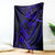 Polynesian Turtle Valentine Blanket You And Me Navy Blue Hibiscus Heart LT01 Blue - Polynesian Pride