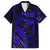 Polynesian Turtle Valentine Family Matching Off Shoulder Maxi Dress and Hawaiian Shirt You And Me Navy Blue Hibiscus Heart LT01 Dad's Shirt - Short Sleeve Blue - Polynesian Pride