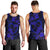 Polynesian Turtle Valentine Men Tank Top You And Me Navy Blue Hibiscus Heart LT01 - Polynesian Pride