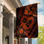 Polynesian Turtle Valentine Garden Flag You And Me Orange Hibiscus Heart LT01 House Flag Orange - Polynesian Pride