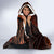 Polynesian Turtle Valentine Hooded Blanket You And Me Orange Hibiscus Heart LT01 - Polynesian Pride