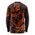 Polynesian Turtle Valentine Long Sleeve Shirt You And Me Orange Hibiscus Heart LT01 - Polynesian Pride