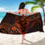 Polynesian Turtle Valentine Sarong You And Me Orange Hibiscus Heart LT01 - Polynesian Pride