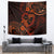 Polynesian Turtle Valentine Tapestry You And Me Orange Hibiscus Heart LT01 - Polynesian Pride