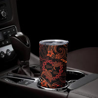Polynesian Turtle Valentine Tumbler Cup You And Me Orange Hibiscus Heart LT01 - Polynesian Pride