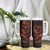 Polynesian Turtle Valentine Tumbler With Handle You And Me Orange Hibiscus Heart