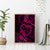 Polynesian Turtle Valentine Canvas Wall Art You And Me Pink Hibiscus Heart LT01 - Polynesian Pride