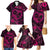 Polynesian Turtle Valentine Family Matching Mermaid Dress and Hawaiian Shirt You And Me Pink Hibiscus Heart LT01 - Polynesian Pride