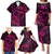 Polynesian Turtle Valentine Family Matching Puletasi and Hawaiian Shirt You And Me Pink Hibiscus Heart LT01 - Polynesian Pride