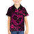 Polynesian Turtle Valentine Family Matching Puletasi and Hawaiian Shirt You And Me Pink Hibiscus Heart LT01 Son's Shirt Pink - Polynesian Pride