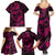 Polynesian Turtle Valentine Family Matching Summer Maxi Dress and Hawaiian Shirt You And Me Pink Hibiscus Heart LT01 - Polynesian Pride