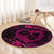 Polynesian Turtle Valentine Round Carpet You And Me Pink Hibiscus Heart LT01 - Polynesian Pride