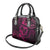 Polynesian Turtle Valentine Shoulder Handbag You And Me Pink Hibiscus Heart LT01 - Polynesian Pride